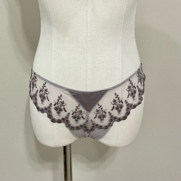 Victoria’s Secret unlined Demi bra & panty set Sz 36B & Small Balconette Thong - Picture 9 of 13